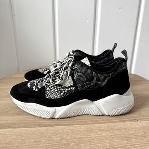 Freda Salvador Mikey Sneakers in Snakeskin Combo